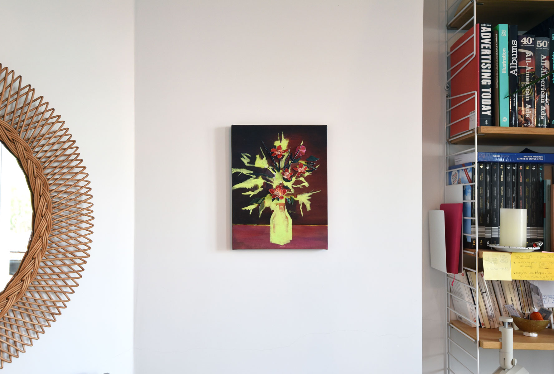 Umbra-Plantae_in-situ_patrick-simkins_artist_painter_oil-on-upcycle-canvas-art_collage_Paris_2022-1